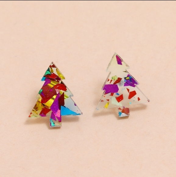 Jewelry - 🆕️ Colorful Christmas Tree Studs